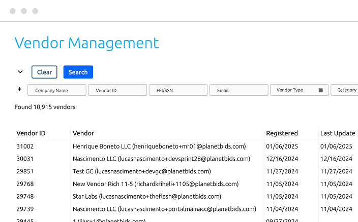 Vendor Management thumbnail